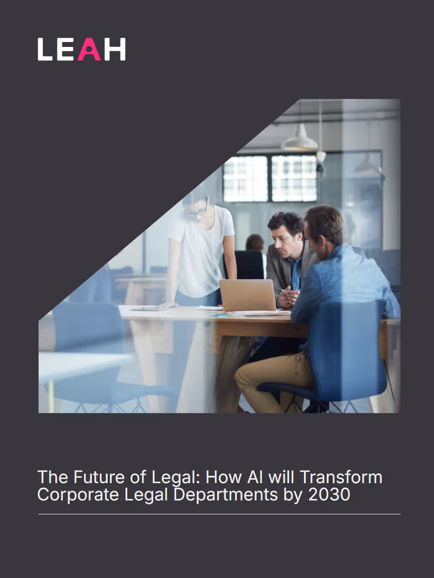 How AI Will Transform Corporate Legal Departments by 2030