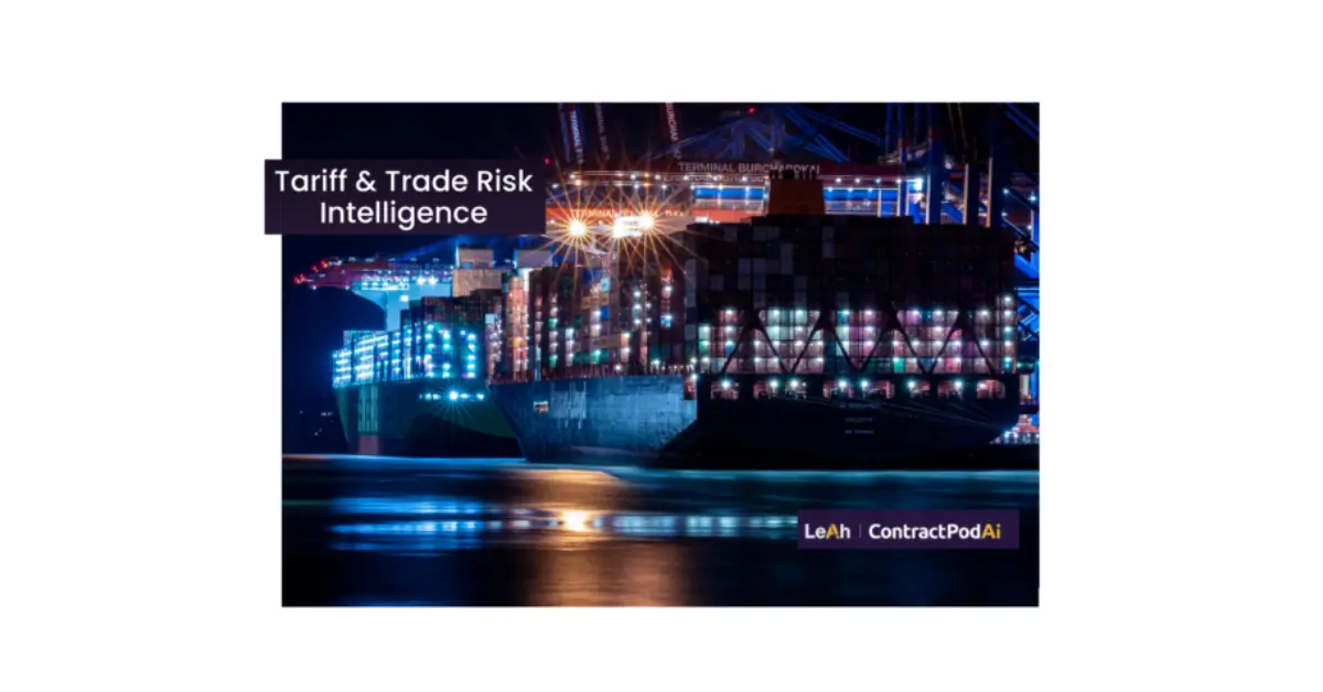 Artificial Lawyer: ContractPodAi Introduces Leah Tariff Agent