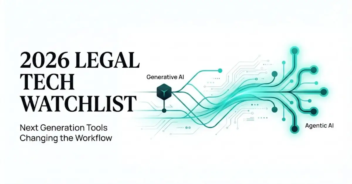 Alpodo: 2026 Legal Tech Watchlist (60 Tools Defining the Agentic Era)