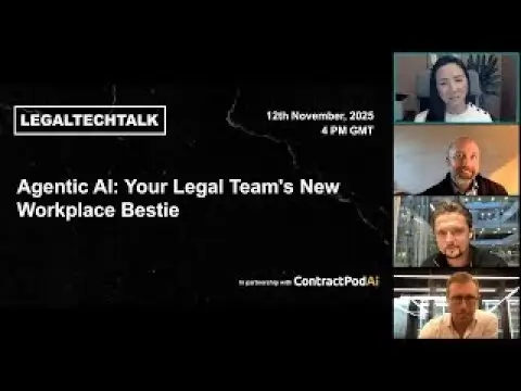 Agentic AI: Your Legal Team's New Workplace Bestie | LegalTechTalk Webinar