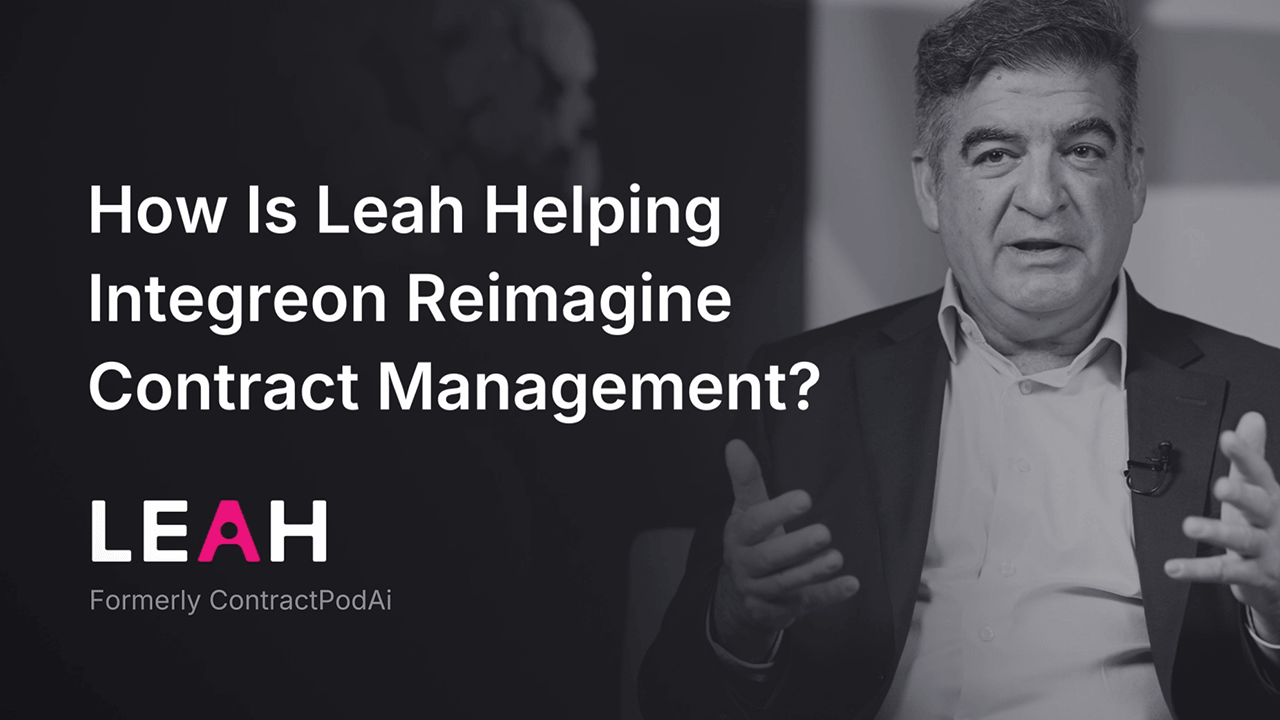 Partner Story: How Leah, formerly ContractPodAi, is Reimagining Contract Management at Integreon